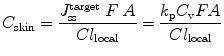
$$ {C}_{\mathrm{skin}}=\frac{J_{\mathrm{ss}}^{\mathrm{target}}\;F\;A}{C{l}_{\mathrm{local}}}=\frac{k_{\mathrm{p}}{C}_{\mathrm{v}}FA}{C{l}_{\mathrm{local}}} $$
