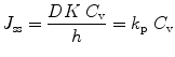 
$$ {J}_{\mathrm{ss}}=\frac{DK\;{C}_{\mathrm{v}}}{h}={k}_{\mathrm{p}}\;{C}_{\mathrm{v}} $$
