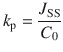 
$$ {k}_{\mathrm{p}}=\frac{J_{\mathrm{SS}}}{C_0} $$
