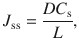 
$$ {J}_{\mathrm{s}\mathrm{s}}=\frac{D{ C}_{\mathrm{s}}}{L}, $$
